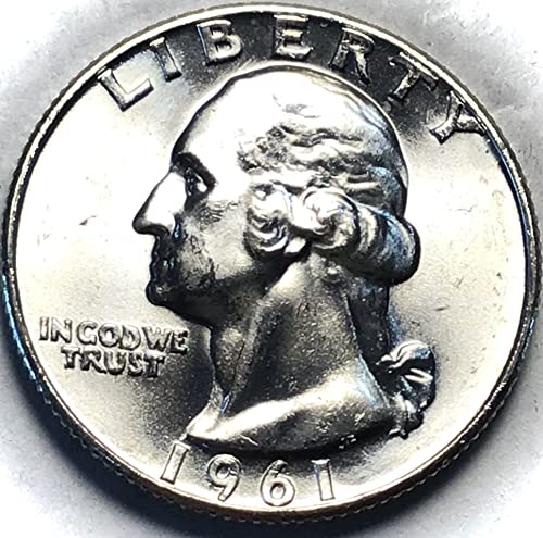 1961 D Washington Gümüş OBR Çeyrek Satıcı Mint State
