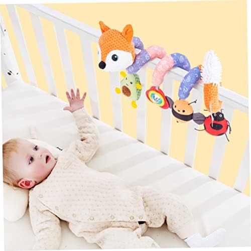 TOYANDONA 1 adet Etrafında Yatak müzikli oyuncak bebek yatağı Oyuncak Tıknaz Peluş bebek yatağı Spiral Oyuncak Arabası Spiral