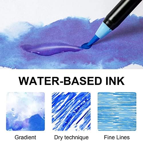 LIUZH Metalik İşaretleyiciler Boyalar Kalemler Renkler Sanat Kalıcı Yazma İşaretleyiciler Kağıt Taş Duvar kartı Çizim Kırtasiye