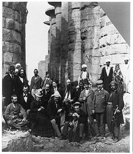 Tarihsel Bulgular Fotoğraf: Ulysses S. Grant, Turist Grubu, Karnak, Mısır, 1879