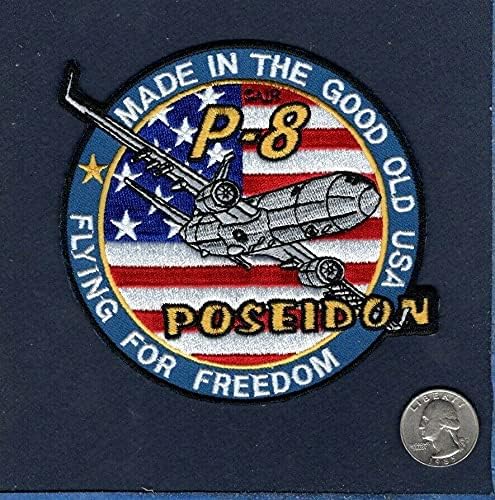 Işlemeli Yama Yamalar Kadınlar için Man-P-8 Poseidon ABD Donanması Boeing VP Devriye Denizaltı Karşıtı Filo Uçak Yama