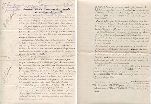 Henri Becquerel NOBEL FİZİK ÖDÜLÜ 1903 imza yazısı imzalandı