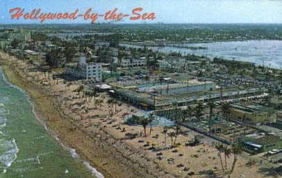 Deniz Kenarında Hollywood, Florida Kartpostalı
