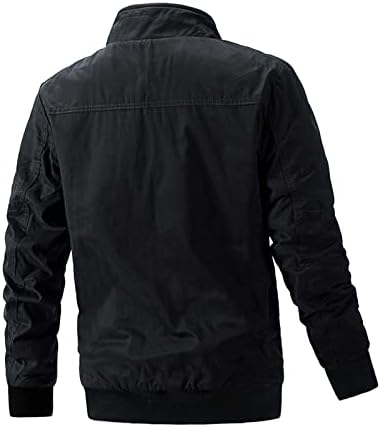 ADSSDQ Mens Hoodies Kazak, artı Boyutu Şık Egzersiz Uzun Kollu Palto Erkekler Güz Sıcak Zip Düz Renk Ceket Thick14