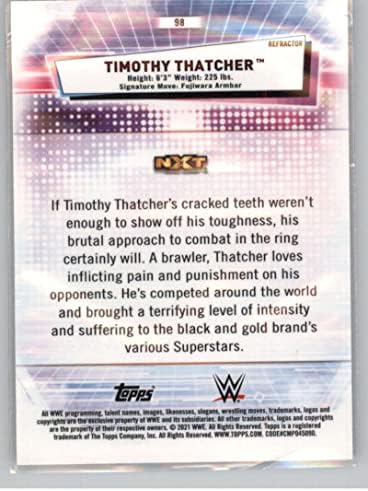 2021 Topps Krom WWE Refrakter 98 Timothy Thatcher