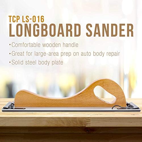 TCP Küresel Ahşap Saplı Paket 40 ve 80 Gritli Altın Longboard Zımpara Makinesi-Önceden Kesilmiş Longboard Levhalar 2-3 /