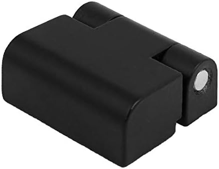 X-DREE Dolap Dolap Posta Kutusu Dönebilen Metal kapı menteşesi Siyah 30mm x 30mm x 13mm (Gabinete Armario Buzón Caja giratoria