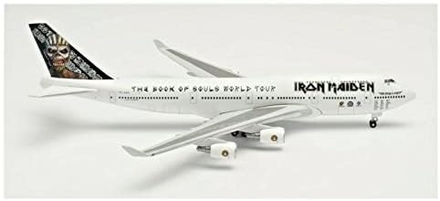 Herpa 535564 Iron Maiden Boeing 747-400 Ed Kuvvet Bir Hava Atlantik İzlanda 1/500 Ölçekli Ruhlar Kitabı Dünya Turu RG TF-AAK