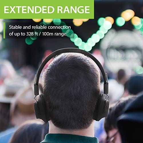 Avantree Quartet & Quartet-Ekstra Paket: Bir Verici ve Avantree Eklentili Çoklu Kablosuz Kulaklıklar 2.4 G RF Kablosuz Kulaklıklar