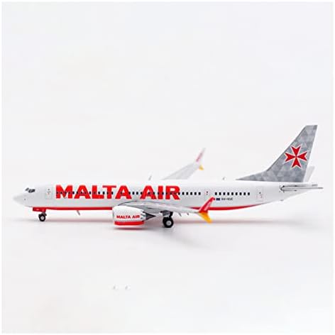 Uçak Modelleri 1: 400 Ölçekli Uçak Modeli için Fit Havacılık B737-MAX8 9H-VUC Uçak Modeli Minyatür Koleksiyon Modeli Grafik