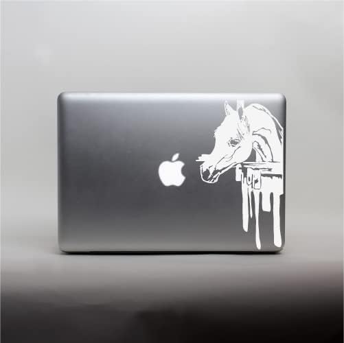 Arap Atı yüz Yeme Apple MacBook Vinil Çıkartması
