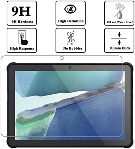 VIESUP Ekran Koruyucu Oukitel RT2 10.1 Tablet, [2 PAKET] 9 Sertlik HD Anti-Scratch Kolay Kurulum Tablet Ekran Temperli Cam