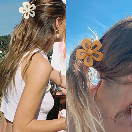 CHANACO Çiçek Pençe Klipsi Saç pençe klipsleri Kadınlar için saç tokası s Çiçek saç tokası Sevimli Saç Tokaları İnce Saçlar