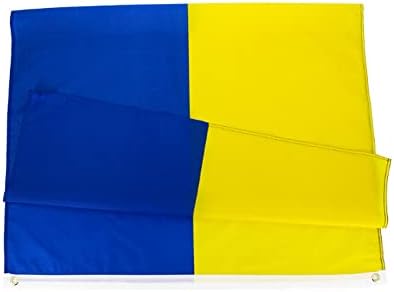 Ukrayna Ülke Devlet Bayrağı 3x5 Feet Dalga Ukrayna Mavi-sarı Ulusal Marka Ülke Afiş 90cm x 150cm