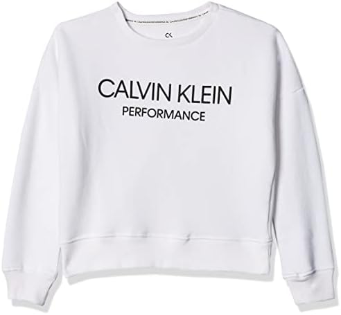 Calvin Klein Girls ' Performance Yuvarlak Yakalı Sweatshirt