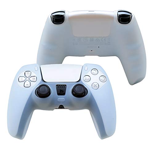 PS5 Denetleyici Kavrama,Hikfly Silikon Kapak Cilt için PS5 Sapları Playstation 5 Denetleyici Kapak koruyucu kovan Kitleri