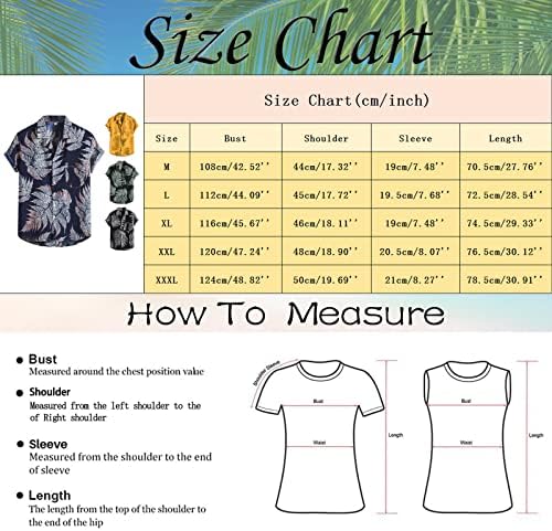 XXBR Mens havai gömleği Rahat Kısa Kollu Düğme Aşağı Gömlek Aloha cepli gömlek kapşonlu kısa kollu gömlek büyük boy kısa