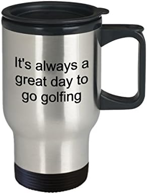 Golf Tema Kahve Kupa - Golf Gitmek için Harika Bir Gün-Emekli Golfçü Erkekler Kadınlar için Hediyeler
