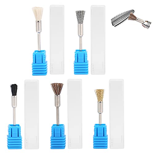 Tırnak Fırçaları Seti, 5 adet Tırnak Matkap Ucu Temizleme Fırçası Tırnak Toz temizleme fırçası Manikür Aracı Aksesuar Tırnak
