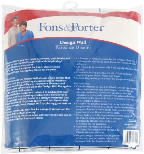 Fons & Porter Kavramları Anında Flanel Tasarım Duvar 60 x 72