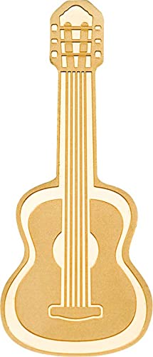 2023 DE Küçük Altın PowerCoin Gitar Özel Şekil Altın Sikke 1 $ Palau 0.5 Gr Antika Kaplama
