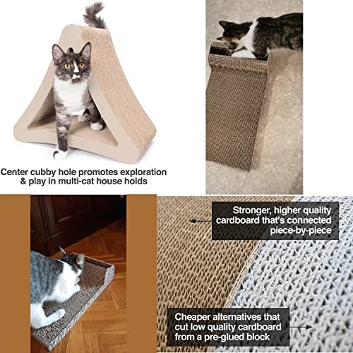 Yetişkin Kediler için Tırmalama Direği-Kedi Tırmalama Direkleri, Çan Pedli Kedi Tırmalama Panosu Taşlama Çivileri İnteraktif