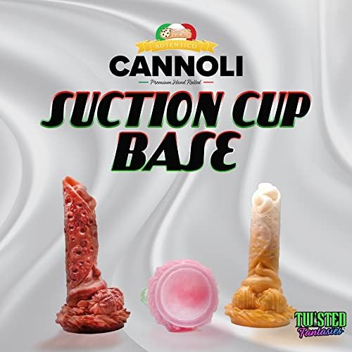 Cannoli Tatlı Vantuz Fantezi Yapay Penis-Pembe / Beyaz Renkler - ABD'de El Yapımı-Yetişkin Oyuncakları, Seks Oyuncakları