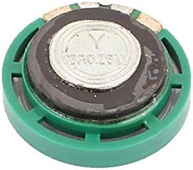 X-DREE Plastik Kabuk 29mm 16 Ohm 0.25 W Harici Mıknatıs Hoparlör Boynuz Hoparlör Yeşil (corno di plastica'da Altoparlante