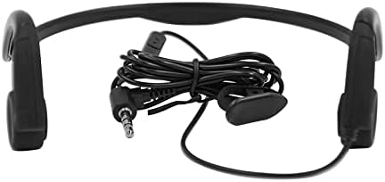 GZCRDZ Kemik İletim Kablolu kulaklıklar Gürültü Önleyici Mikrofon ile 3.5 mm Konnektör Ter Dayanıklı Kulaklıklar Bisiklet