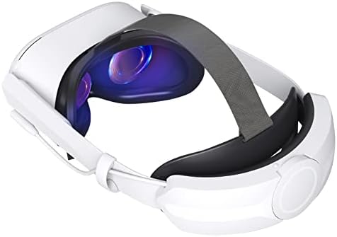 VINDIJA Kafa bandı Oculus Quest 2 için Pil, Dahili 6000mAh Pil, Gelişmiş Destek ve Konfor için Yerçekimi Dengesine Sahip