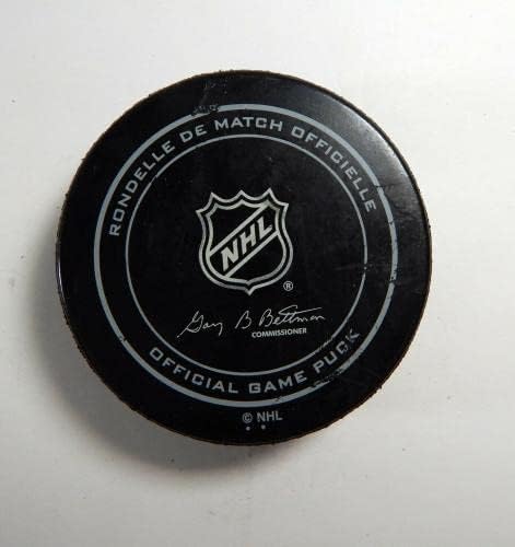 Nick Aube Kubel İmzalı Philadelphia Flyers NHL Hokey Diski Otomatik 5 İmzalı NHL Diskleri