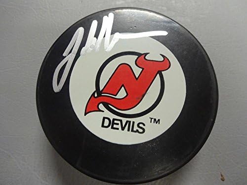 John Hynes Teknik Direktörü New Jersey Devils, Coa İmzalı NHL Diskleri ile Otomatik Hokey Diski İmzaladı