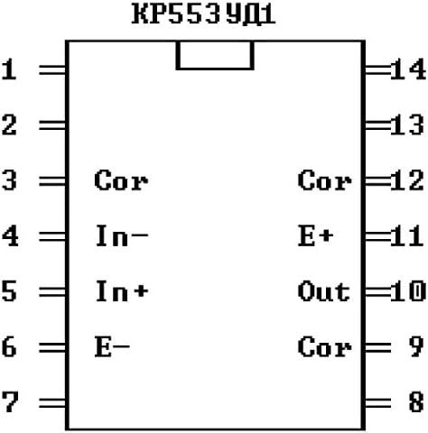 S. U. R. & R Araçları KR553UD1A analoge A709C IC / Mikroçip SSCB 10 adet