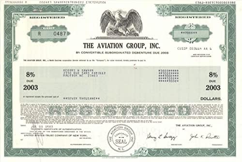 Havacılık Grubu, Inc. - 7.000 Dolarlık Tahvil