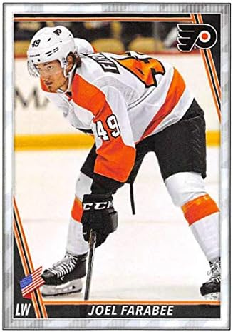 2020-21 Topps NHL Etiket 374 Joel Farabee Philadelphia Flyers Hokey Etiket Kartı (Mini, İnce, Soyulabilir Etiket)