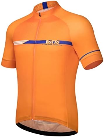 ROTTO Bisiklet Jersey Erkek Bisiklet gömlek kısa kollu Basit çizgi Serisi
