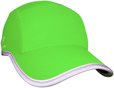 Headsweats Performans Yansıtıcı Yarış Şapka beyzbol şapkası Koşu ve Açık Yaşam Tarzı, Yeşil, Bir Boyut