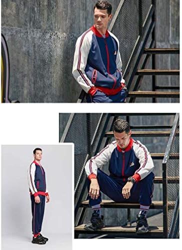 Litteking erkek Eşofman 2 Parça Kıyafet Rahat Uzun Kollu eşofman Seti Tam Fermuar Spor koşu kıyafetleri
