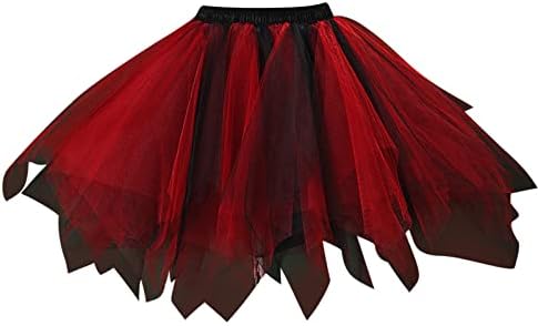 Kadın Tutu Etek Bale Gökkuşağı Tutu Etek Moda Performans Kostüm Dans Fırfır Etek Mini Etek Kabarcık Tutu