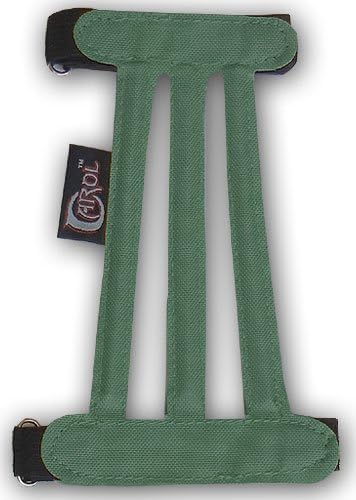 Carol Hedef Okçuluk Kumaş kol muhafazası (18 cm Uzunluğunda x 7 cm Genişliğinde) FAG213GREEN