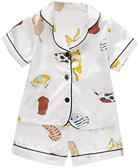 4 kızlar için Pijama Şort Bebek Pijama Çocuklar Yürümeye Başlayan Çocuk Karikatür Elbise Kız Peluş Elbiseler Yürümeye Başlayan