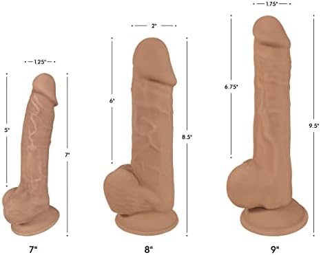 Eğri Yenilikler 72905: Fleshstixxx 7in Silikon Yapay Penis Topları Latte