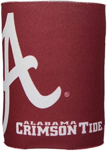 Logo Markaları NCAA Alabama Crimson Tide Düz Coozie, Bir Boyut, Takım Rengi