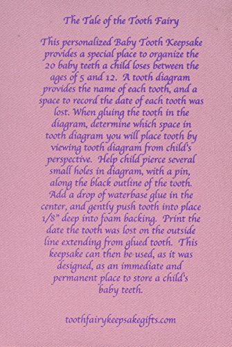 Diş Perisi Masalları Kızlar için Süt Dişleri Hatıra Kitabı
