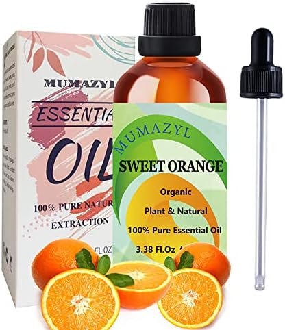 Portakal Esansiyel Yağı Organik Bitki Doğal %100 Saf Portakal Yağı Difüzör Temizliği için Ev Yatak Odası Aromatik Parfümler