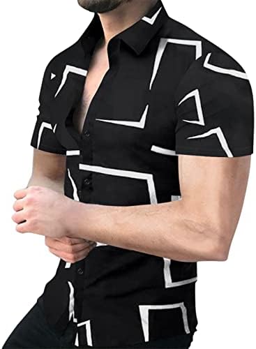 XXBR Düğmeli erkek gömlekleri, Yaz erkek Turn-aşağı Yaka Kısa Kollu Katı Sonbahar İş Casual Tops T-shirt Hafif Premium Ön