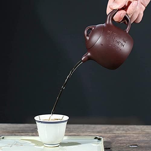 Çaydanlık 160 ml Mor Patlıcan Püresi El Yapımı Mor Kil demlik Qin Quan Çaydanlıklar çay seti Çaydanlıklar