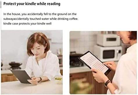 Kılıf için 6 Tamamen Yeni Kindle(11. Nesil-2022 Sürümü), Slim Fit Standı Kapak ile Otomatik Uyku/Uyandırma Kindle 2022 için