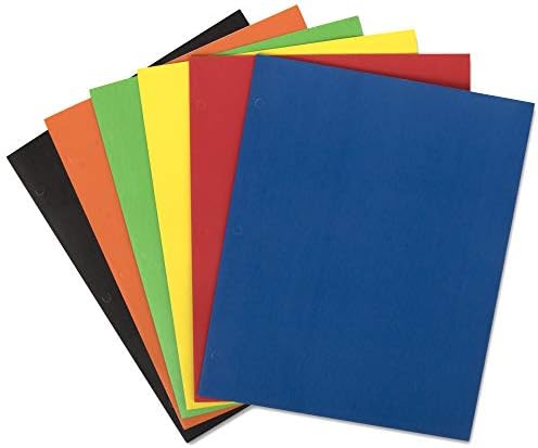 Cepli 100 Paket Toplu Renkli Kağıt Klasör-Toptan Klasörler (6 Renkte 100 Klasör)