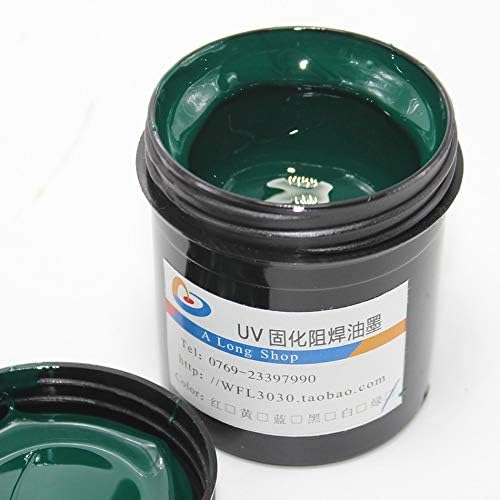 Jammas 1 ADET PCB UV ışığa mürekkepler, mavi PCB UV iyileştirilebilir lehim mürekkep resist,lehim maskesi UV mürekkep - (Renk:
